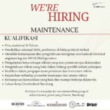 lowongan karir maintenance bandung oktober 2024