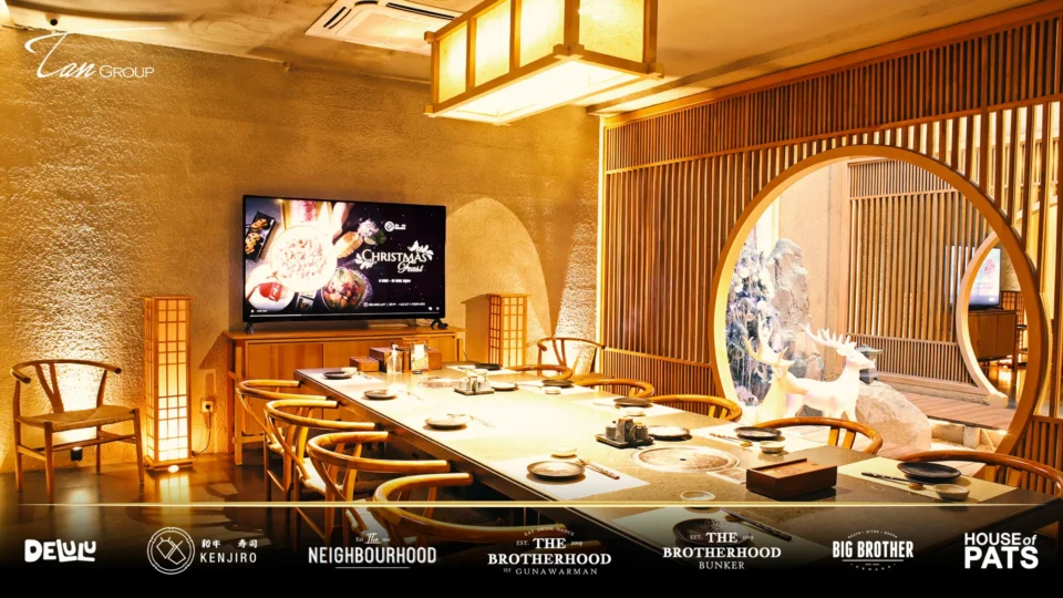 Kenjiro private room with TV