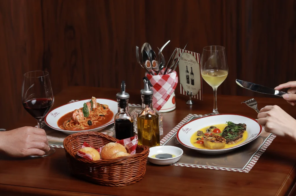 Private dinner birthday party di ROSA