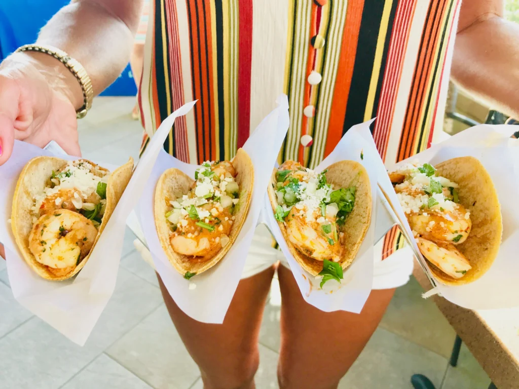 Fiesta Meksiko yang Bikin Nightlife Jakarta Makin Hidup 1 Taco dengan topping udang dan sayur