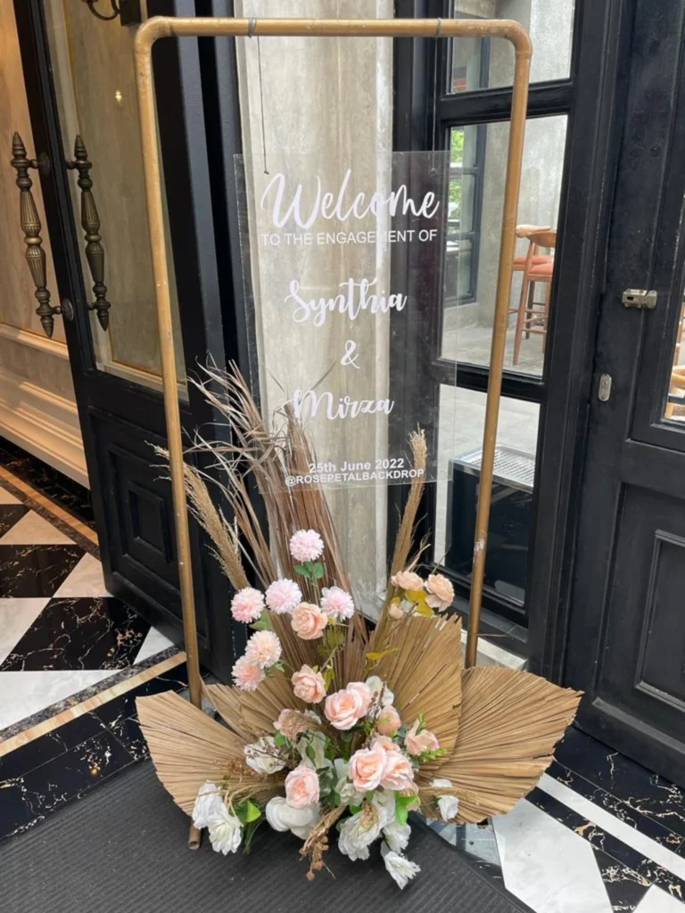 intimate wedding aisle moment jakarta